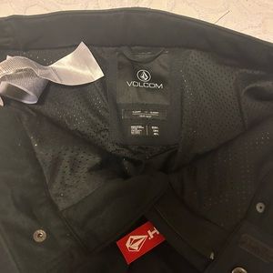 Volcom Ski/Snowboarding Flare Pants Size Large, Black, Stretch Slim Fit. New